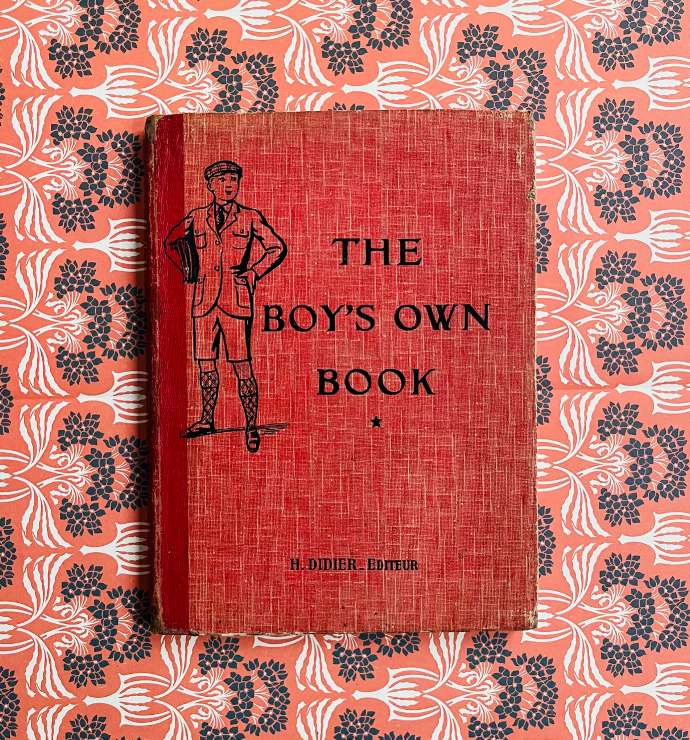 Cahier Vintage "The boy's own book" (Année 1934)