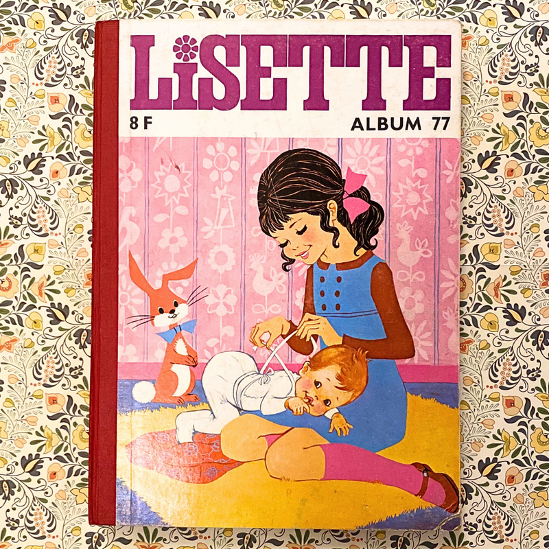 Cahier vintage grand format "Lisette" (Année 1977)