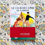 Carnet Vintage "Le club des Cinq va camper" (Année 1963)
