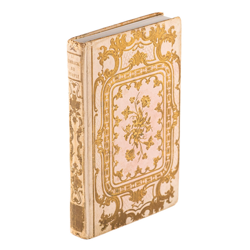 Carnet art déco  "Le dimanche au peuple" (année 1855)