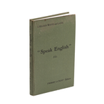Carnet ancien "Speak English" (année 1904)