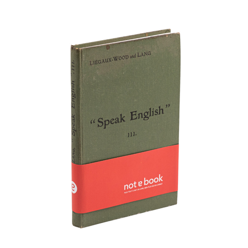 Carnet vintage "Speak English" (année 1904)