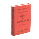 Cahier ancien "Cours de Morale" (année 1935)