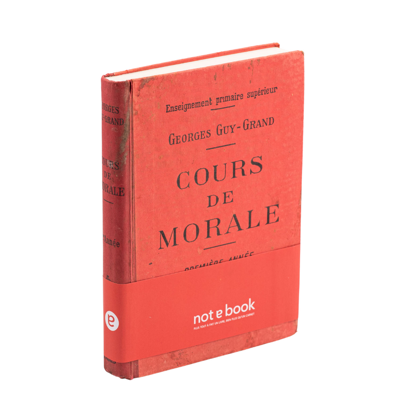 Cahier ancien "Cours de Morale" (année 1935)