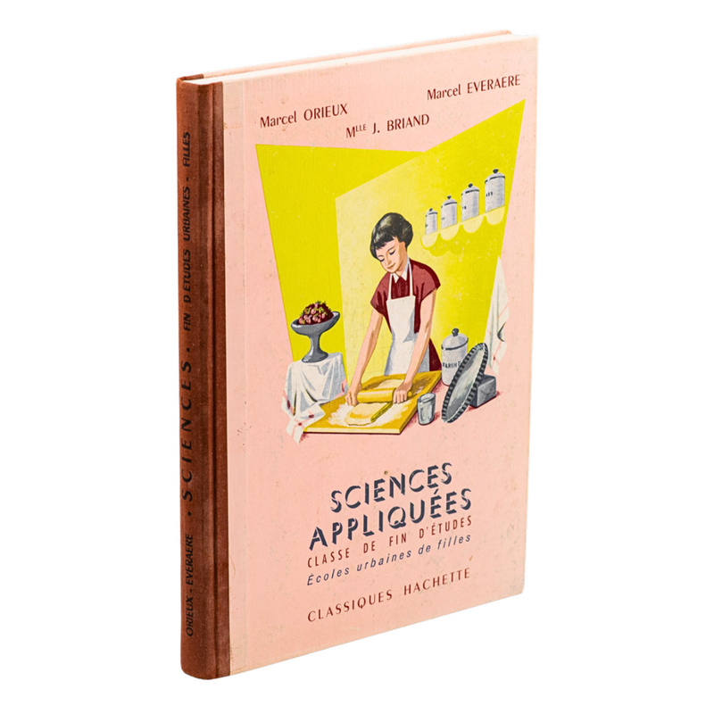 Cahier ancien "Sciences appliquées, écoles urbaines de filles" (année 1962)