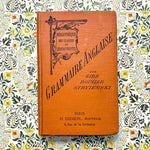 Carnet ancien "Grammaire anglaise" (année 1903)