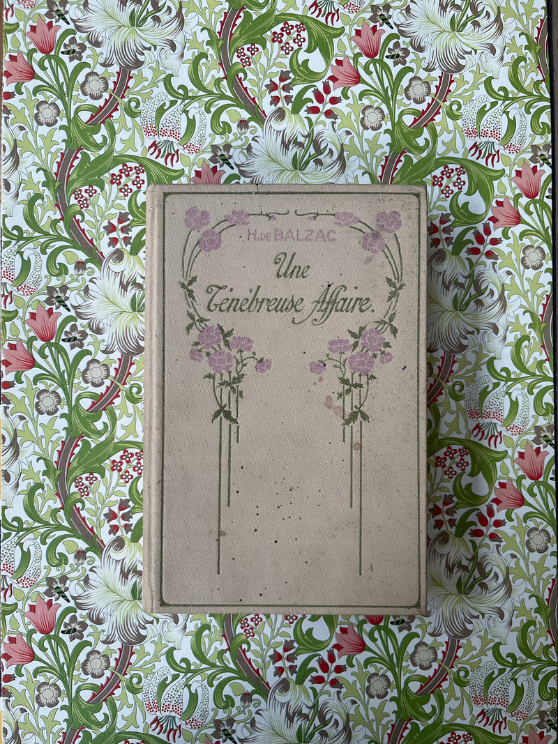 Carnet Art nouveau "Une ténébreuse affaire" (Année 1935)