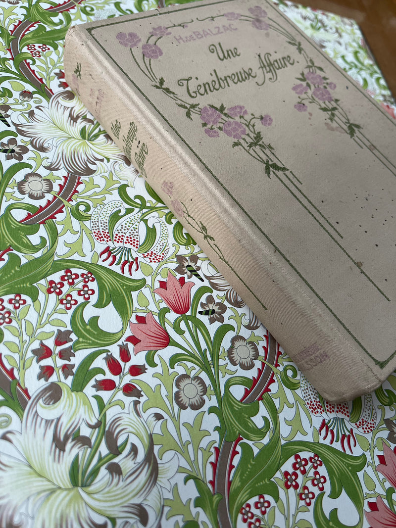 Carnet Art nouveau "Une ténébreuse affaire" (Année 1935)