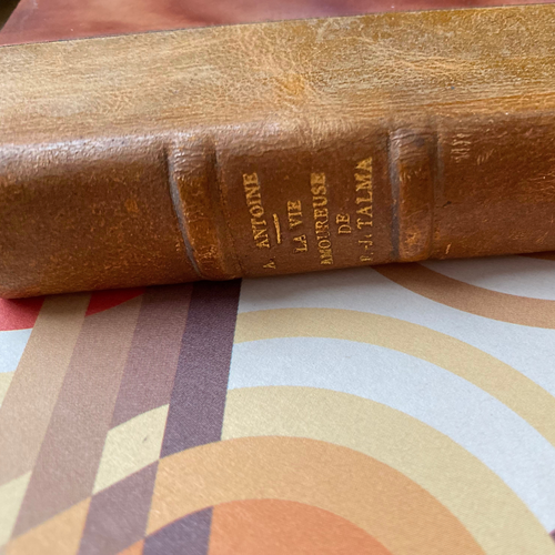 Carnet ancien "La vie Amoureuse de Talma" (Année 1924 )